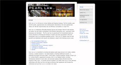 Desktop Screenshot of pearllawllc.com